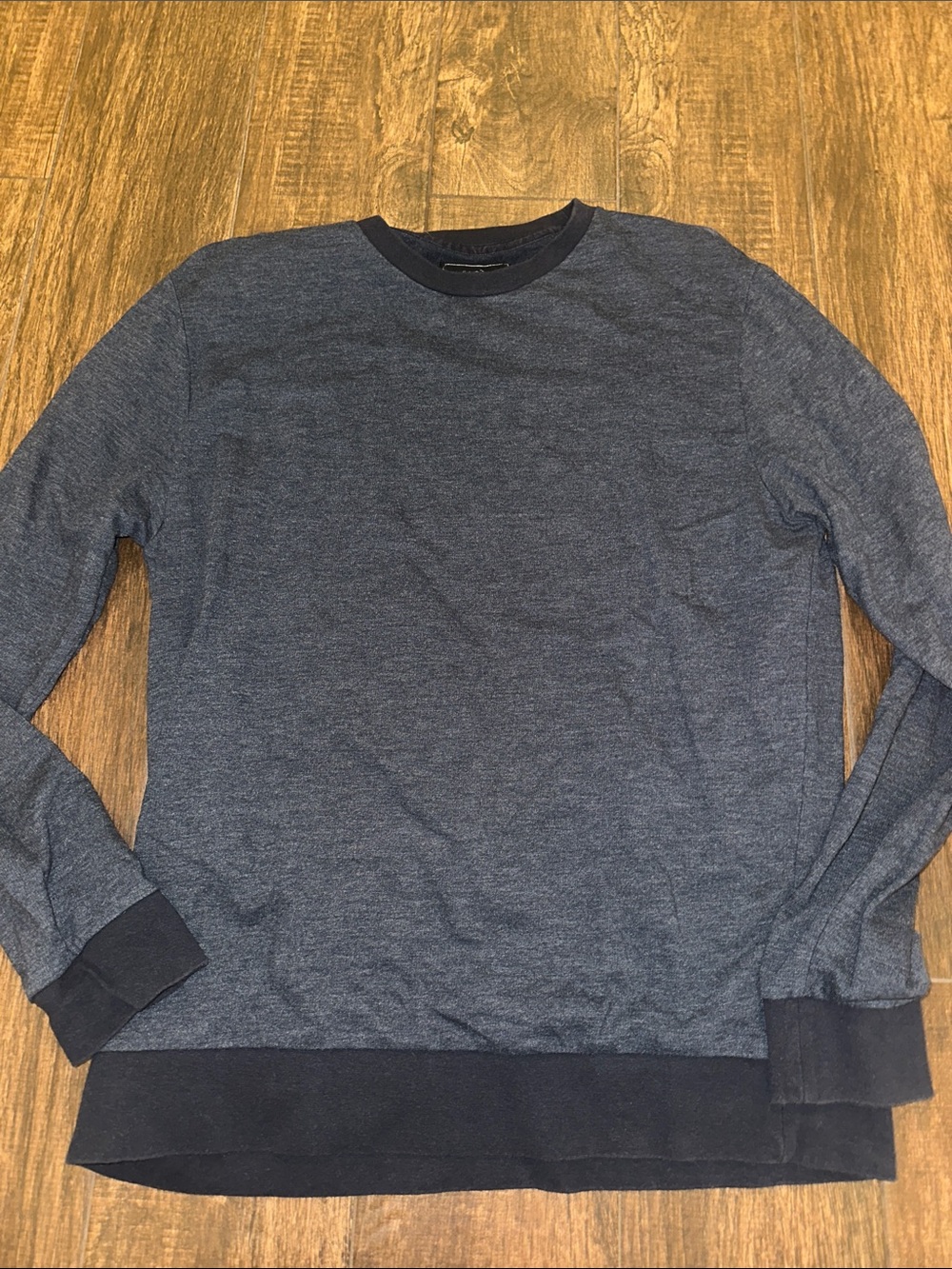 21Men Men’s Heather Navy Crewneck Sweatshirt Size Large
